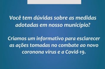 Foto - Prefeitura contra o novo corona vírus