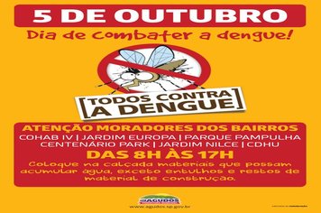 Mutirão de combate à Dengue