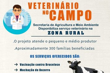 Programa Veterinário no Campo leva médico até área rural para atendimento gratuito em Agudos