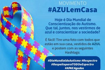 Dia 2 de abril é dia de conscientização sobre o autismo