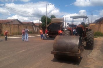Prefeitura de Agudos realiza operação tapa buracos nos bairros