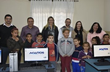 Prefeito Altair inaugura Laboratório de Informática que vai atender mais de 300 alunos em escola municipal
