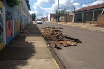 Prefeitura prepara Rua Hilário Ramos para recapeamento asfáltico