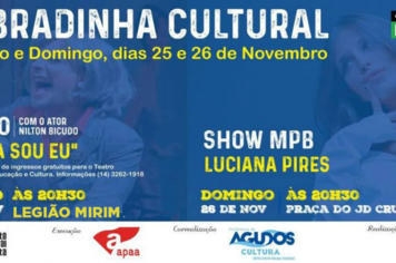 Agudos promove Dobradinha Cultural neste sábado e domingo