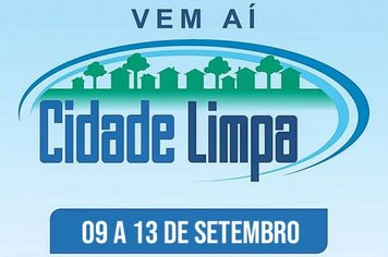 Prefeitura de Agudos e TV Tem realizam Cidade Limpa na próxima semana
