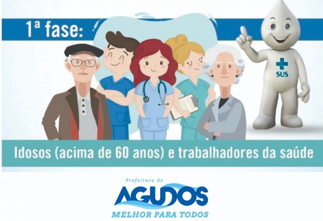 Em Agudos, Prefeitura vacinará idosos em casa para sua maior segurança