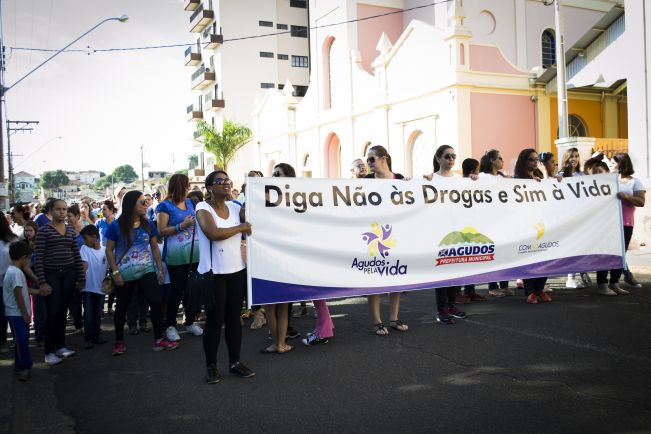 Marcha contra as drogas reuniu mais de 2 mil em Agudos