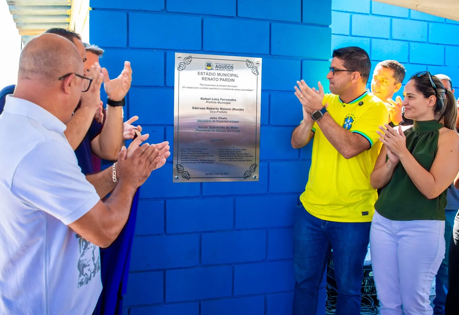 PREFEITURA DE AGUDOS REINAUGURA ESTÁDIO MUNICIPAL RENATO PARDIN COM NOVO ESPAÇO 