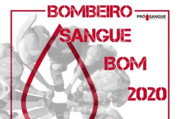 Bombeiros lançam campanhas de doação de sangue e arrecadação de agasalhos