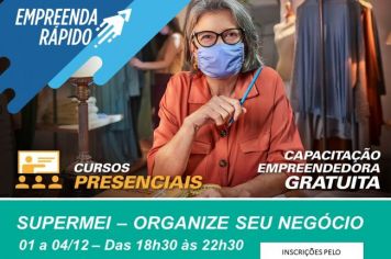 Sebrae Aqui de Agudos oferece curso gratuito para empreendedores