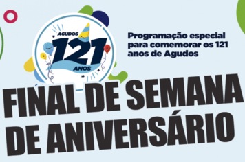 Festa de aniversário de Agudos continua nesta quinta e no sábado tem bolo e Show do Tubinho