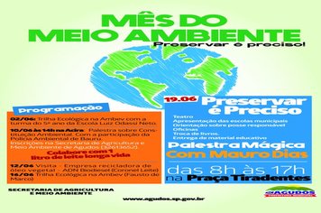 Constituição ambiental é tema de palestra na programação do Mês do Meio Ambiente em Agudos