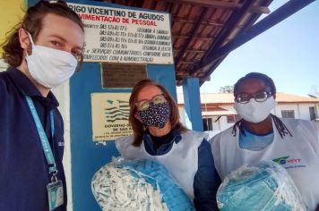  Agudos recebe doação de máscaras da Duratex e Senai