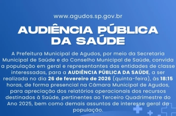 AUDIÊNCIA PÚBLICA DA SAÚDE 