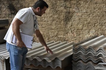 Vigilância de Agudos faz fiscalização contra venda de produtos com amianto