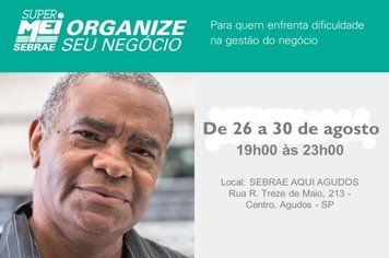 Sebrae Agudos oferece curso 