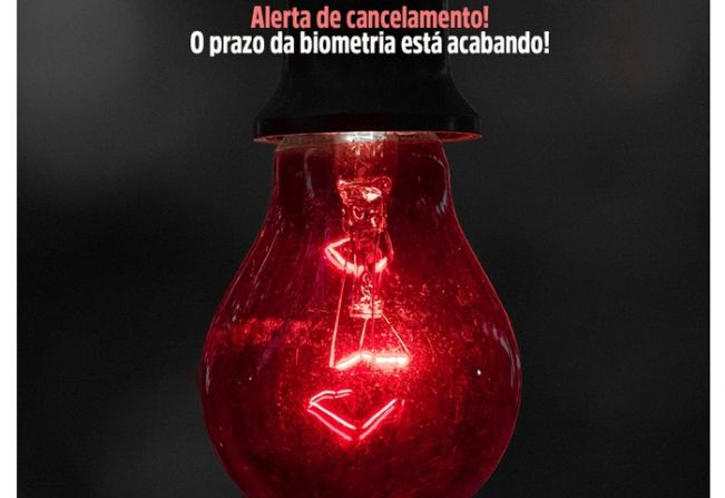 Está no fim prazo para biometria