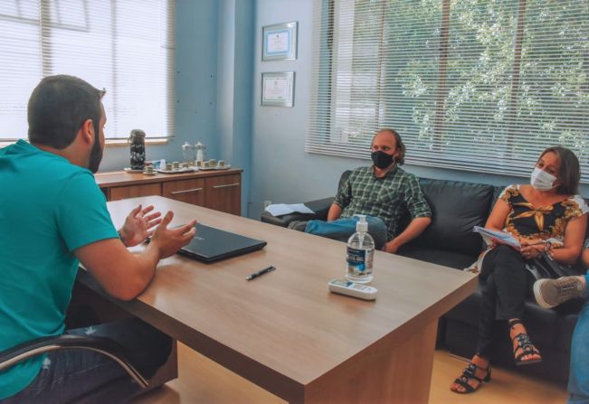 Deputado Rodrigo Agostinho visita Agudos