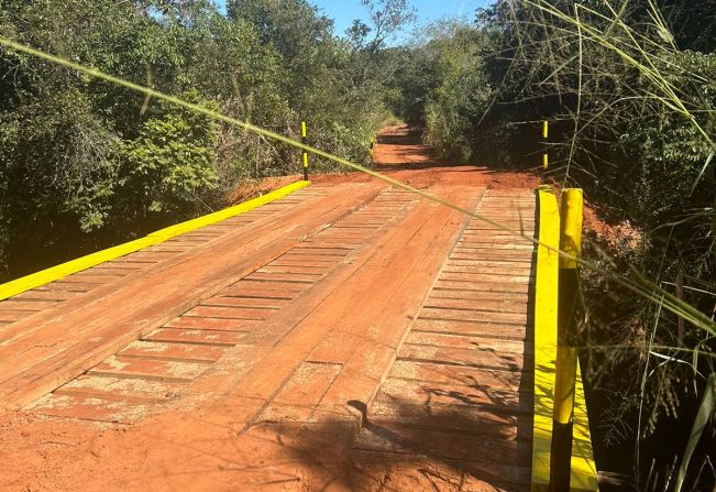 Ponte sobre o Rio Turvo é liberada para o tráfego